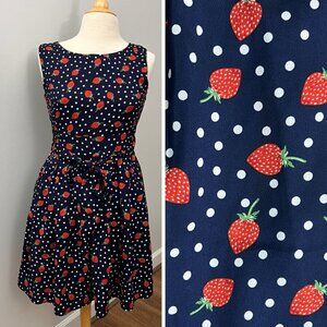 LA SOUL Strawberry Shortcake Dress Sz S